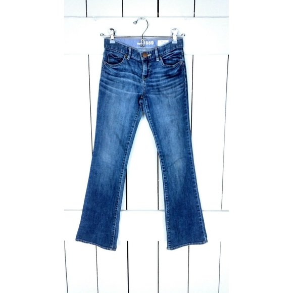 Kids GAP boot cut blue denim jeans - 10 Regular - Picture 3 of 4
